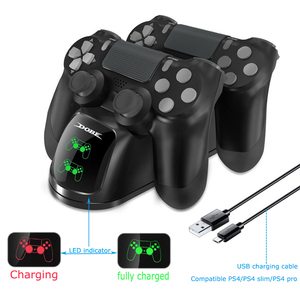 Sạc Dock trạm cho <span class=keywords><strong>PS4</strong></span> điều khiển kép <span class=keywords><strong>USB</strong></span> với LED chỉ số Joystick sạc cho <span class=keywords><strong>PS4</strong></span> gamepad - Product Image 3