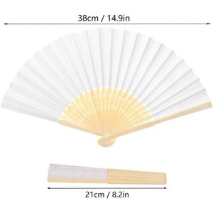 भारतीय शादी बांस के हाथ प्रशंसक-कस्टम हेना पैटर्न और मिरर वर्क विकल्प - Product Image 2