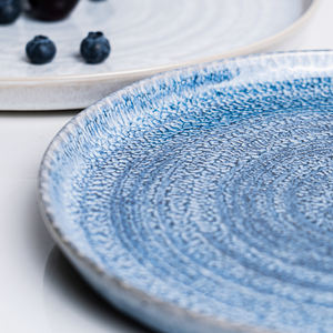 Assiette à dîner et déjeuner en céramique de luxe moderne avec cuillère à lapider Bol à fruits en <span class=keywords><strong>porcelaine</strong></span> personnalisé pour usage domestique - Product Image 6