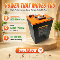 Batterie au lithium solide 72V 60Ah 80Ah sécurisée, cathode LiNiMnCoO2 pour véhicules électriques/vélos électriques/tricycles - Certifiée UN38.3