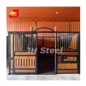 Luxurious Metal Frame Prefab Sliding Door Customized High Quality Horse Stable Box Equipment Horse Stalls