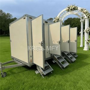 WC chimiques portables à prix compétitif, cabine de toilettes mobiles pour lieux publics - Product Image 3