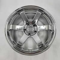 Jantes chromées polies Volk Racing Te37 forgées 5x114.3 5x120 17 18 19 20 21 pouces pour BMW Honda Accord Toyota Jdm