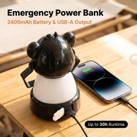 Outdoor Cartoon-Tier-Serie LED USB-Aufladbare Campinglampe