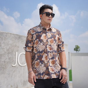 เสื้อพิมพ์ลายแขนยาวสำหรับผู้ชายเสื้อเชิ้ตลำลองทรงหลวมสไตล์ฤดูใบไม้ผลิและฤดูใบไม้ร่วง - Product Image 4