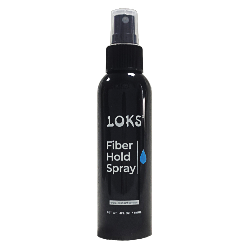 LOKS Fiber Hold Spray For Hair Building Fibers – Strong Hold Styling & Fixing Spray For Thicker, Fuller-Looking Hair – 118ml