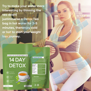 सुनी ओम/ओडम निजी लेबल कार्बनिक 14 दिन डिटॉक्स जड़ी बूटी चाय शुद्ध प्राकृतिक वसा बर्न चाय का वजन बैग पैकेजिंग में कमी - Product Image 6