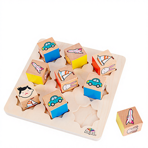 Jeu de société éducatif en bois <span class=keywords><strong>Sudoku</strong></span>, casse-tête mathématique pour les enfants de 5 à 7 ans, jouet de bureau pour le développement de la logique - Product Image 5