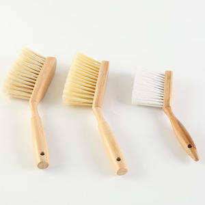 Brosse de nettoyage écologique en bambou pour la cuisine, poils en sisal et en palmier, pour récurer les casseroles, les poêles et la vaisselle - Product Image 1