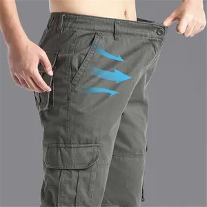 Pantaloni da Uomo all'Ingrosso <span class=keywords><strong>con</strong></span> Tasche Grandi, Larghi, per Sport all'Aperto, Jogging, Vita Elastica, in Cotone, Casual, per Lavoro e Uniforme - Product Image 4
