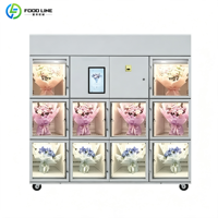 Máquina Expendedora Refrigerada para Exteriores de Flores Híbridas, Solución Inteligente de Venta Minorista para la Venta de Ramos Frescos