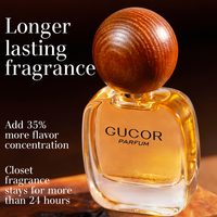 GUCOR 037 Parfum Vaporisateur Vanille Orientale Black Opium 30ml pour Femme Épices Importées de France Format de Poche
