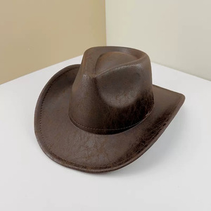 Celebración Festival <span class=keywords><strong>de</strong></span> música Accesorios <span class=keywords><strong>de</strong></span> disfraces Sombreros <span class=keywords><strong>de</strong></span> vaquera <span class=keywords><strong>de</strong></span> ala ancha Sombrero <span class=keywords><strong>de</strong></span> vaquero <span class=keywords><strong>de</strong></span> gamuza para adultos - Product Image 2