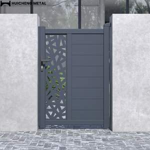 Portail Européen en Alliage d'Aluminium Découpé au Laser CNC, Imperméable et Anti-Pourriture, Couleur RAL Personnalisée, pour Clôture de <span class=keywords><strong>Jardin</strong></span> - Product Image 4
