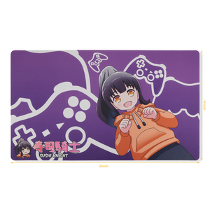 Tapis de jeu XXL personnalisé en gros avec impression par transfert thermique, base en caoutchouc antidérapante et imperméable, motif dessin animé, pour cadeaux de <span class=keywords><strong>gamer</strong></span> - Product Image 1