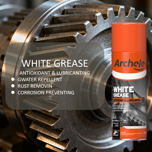 Archele 450mL <span class=keywords><strong>Aerosol</strong></span> <span class=keywords><strong>Blanco</strong></span> Grasa Antioxidante Lubricante y Prevención de Óxido y Corrosión Productos Químicos PARA EL Cuidado del Coche 12PCS/CTN - Product Image 2