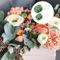 Support de bouquet Qibai avec poignée en résine phénolique PP, mousse florale et boue pour décoration de mariage DIY ronde
