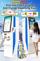 Distributeur de billets BTC personnalisé USW, kiosque de change multi-devises sur pied, logiciel de gestion des taux de change ATM
