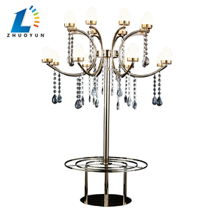 Lampe suspendue en acrylique et fer à télécommande haute Zhuoyun, décoration de mariage, <span class=keywords><strong>vase</strong></span> à fleurs de table - Product Image 1