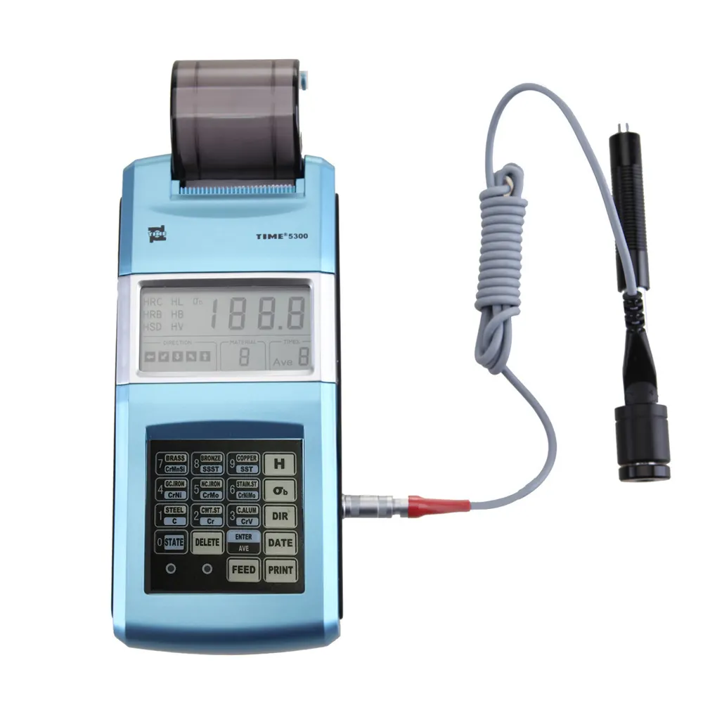 Thời gian 5300 (th110) xách tay leeb độ cứng Tester đo phạm vi 170-960hld/17.9. 5hrc cơ sở trên khác nhau thăm dò