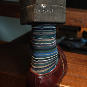 <span class=keywords><strong>Calcetines</strong></span> de Vestir para <span class=keywords><strong>Hombre</strong></span>, Personalizados, de Lujo, de Algodón, Antibacterianos, Transpirables, Finos, para Otoño, <span class=keywords><strong>con</strong></span> Ajuste Elegante Debajo de los Zapatos - Product Image 3