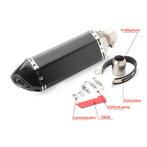 Ensemble complet d'échappement pour moto en acier inoxydable, échappement universel pour <span class=keywords><strong>Vespa</strong></span> <span class=keywords><strong>Piaggio</strong></span> - Product Image 6