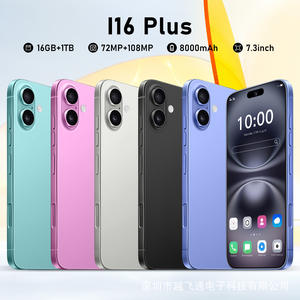Горячая новинка: Смартфон I16Plus <span class=keywords><strong>5G</strong></span>, 16+1 ТБ, новый, в запечатанной упаковке, Android, MediaTek Quad Core, Dual SIM, мультирежимный - Product Image 4