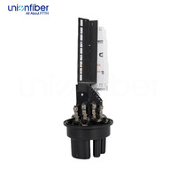 Boîtier de raccordement optique à dôme thermofusible personnalisable, 48 fibres, en PP, pour applications FTTH en extérieur