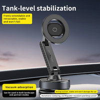Support magnétique de téléphone pour bureau et voiture en ABS de qualité supérieure K600, rotation à 360 degrés, fixation par ventouse pour smartphones et tablettes