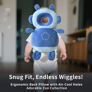 เบาะรองศีรษะรูปสัตว์การ์ตูน นุ่ม ระบายอากาศได้ดี ปรับได้ พร้อมสายรัด ป้องกันศีรษะเด็กเล็ก ใช้เป็นกระเป๋าเป้สะพายหลังสำหรับเดินและคลาน - Product Image 5