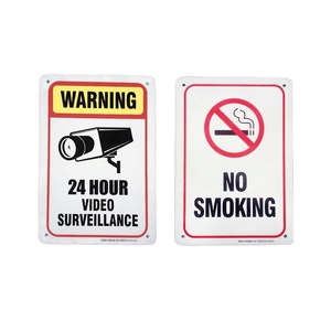 Placa de Advertencia de Seguridad Altamente Reflectante, Cámara de Video <span class=keywords><strong>24</strong></span> Horas, Señales de Aluminio - Product Image 1