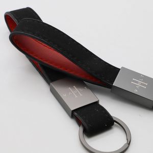 Promotional Gifts High Quality PU Keychain Car Keychain with <b>Key</b> Ring Custom Engraved Logo <b>Key</b> <b>Chain</b> - Product Image 2