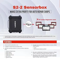 LAUNCH-Caja de sensores original de 2 canales, osciloscopio automotriz de 2 canales, probador de simulador, solución rápida de problemas de ECU