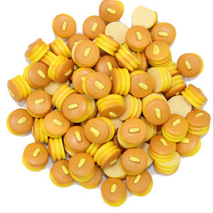 Miniaturas de Panqueques de Resina para Manualidades, Accesorios de Comida de Resina para Juego de Imitación, Decoración Hecha a Mano - Product Image 1