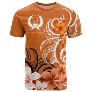 Polinesiano Pohnpei tribale Designer T-shirt Logo personalizzato all'ingrosso <span class=keywords><strong>abbigliamento</strong></span> moda Casual <span class=keywords><strong>stampa</strong></span> <span class=keywords><strong>su</strong></span> richiesta spiaggia maniche corte - Product Image 3