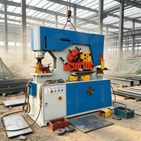 Machine hydraulique de découpe, cisaillement et encoche pour la fabrication d'armatures en acier