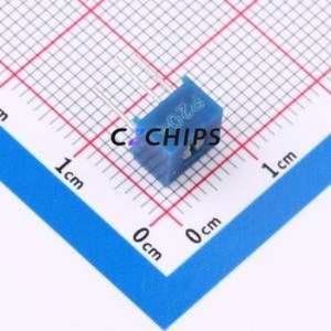 Resistencia Ajustable/Potenciómetro 3362P-204-3H, Componente de Orificio Pasante (THT)-3P, Resistencia de 7x6.8mm, 200kOhm, 10%, 500mW, 250ppm ℃ - Product Image 1