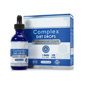 Complex Diet Drops Best Natural Weight Management Drops for Men and Women Support Logo and Label Customization