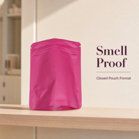 Sachet refermable en plastique avec fermeture éclair, qualité alimentaire CPE, anti-odeur, pour aliments pour bébés, aliments en conserve, collations, bonbons gélifiés