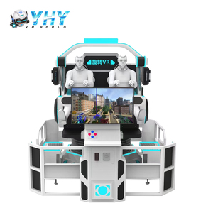 Giải trí trong nhà đồng tiền hoạt động trò chơi Bắn Súng VR mô phỏng máy 360 tàu vũ trụ đôi ghế chuyển động Ghế - Product Image 4