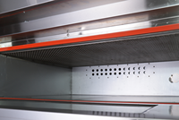Four électrique commercial à un seul niveau avec grille amovible, four à pâtisserie en acier inoxydable pour boulangerie et restaurant