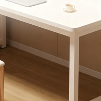 Bureau moderne avec étagère pour bureau à domicile, chambre d'étude, table d'écriture pour étudiant, table d'ordinateur, meuble de rangement pour petit espace
