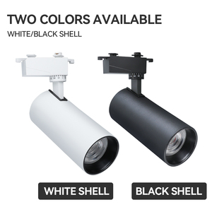 New AC220V 30 Wát nhôm COB chiếu sáng tại chỗ 3 màu sắc Chùm tia góc có thể điều chỉnh theo dõi đèn Focus <span class=keywords><strong>Led</strong></span> ánh sáng theo dõi cho văn phòng phòng ngủ - Product Image 3