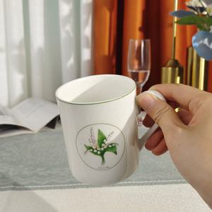 Novelty and Simplicity Lucky Lily of the Valley Porcelain <b>Mug</b> with Gift <b>Box</b> - Product Image 4