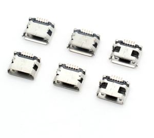 Componente Elettronico MICRO USB 5P con Connettore 5.9/6.4/7.2 Pin, Blocco Madre in Rame di Alta Qualità - Product Image 1