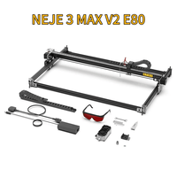 NEJE 3 MAX V2 E80 Machine de découpe laser pour métal 130W 790*470mm Machine de gravure laser pour bois acrylique