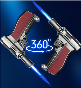 Torch bật lửa đa tiện ích mini bơm lại <span class=keywords><strong>gas</strong></span> nhẹ hơn máy bay phản lực duy nhất ngọn lửa Windproof nhẹ hơn cho BBQ - Product Image 5