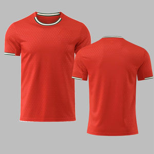 Ganzjahres-T-Shirt für Herren mit Rundhalsausschnitt und Kurzen Ärmeln Trainingsanzug Einteiliger Digitaldruck Individuell Anpassbar Auf Lager - Product Image 1