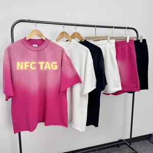 T-shirt Oversize in Cotone Pesante con Stampa Grafica NFC, <span class=keywords><strong>Abbigliamento</strong></span> Streetwear <span class=keywords><strong>di</strong></span> Alta Qualità, Magliette <span class=keywords><strong>di</strong></span> <span class=keywords><strong>Marca</strong></span> alla Moda, Produttori <span class=keywords><strong>di</strong></span> <span class=keywords><strong>Abbigliamento</strong></span> - Product Image 3