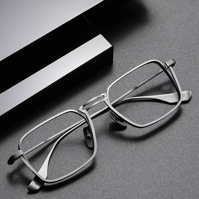 Ultralight Retro Full Polygon Titanium Spectacle Eyewear Men's & Women's Pure Titanium Glasses Frame Fashion Style Eye Glasses